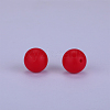 Round Silicone Focal Beads SI-JX0046A-123-2