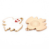 Eco-Friendly Alloy Enamel Pendants ENAM-T011-83A-NR-3