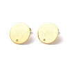 201 Stainless Steel Stud Earring Findings STAS-D244-25G-B-1