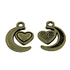 Tibetan Style Alloy Pendants TIBEP-5456-AB-LF-1