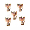 Alloy Enamel Pendants ENAM-M046-10G-J-4