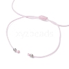 Natural Dyed White Jade Braided Bead Bracelets BJEW-JB09823-05-3