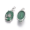 Synthetic Malachite Pendants G-L512-I12-2