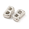 Platinum Plated Alloy Beads PALLOY-CJC0001-64P-B-2