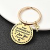 Valentine's Day Brass & 201 Stainless Steel Keychain KEYC-YW00097-16-1