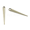 Tibetan Style Alloy Spike Pendants TIBEP-A16461-P-RS-1