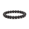 8MM Natural Mixed Stone Round Beads Strerch Bracelets Set for Men Women BJEW-JB07409-3