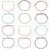 12Pcs Adjustable Summer Seed Beaded Bracelets Sets JD5080-1