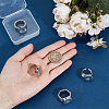 4Pcs 4 Styles Alloy Interchangeable Snap Stretch Ring Settings RJEW-DR0001-06A-3