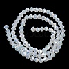 Imitation Jade Electroplate Glass Beads Strands EGLA-A039-J4mm-B05-2