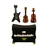 Resin Musical Instrument Miniature Ornaments PW-WG6CCBD-01-6