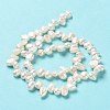 Natural Keshi Pearl Beads Strands PEAR-J007-52-3