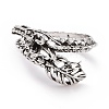 Dragon Alloy Cuff Rings for Men RJEW-F126-02AS-2