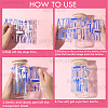 8Pcs 8 Styles PVC Plastic Waterproof Decorative Sticker Labels DIY-SP0004-93F-4