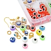 Evil Eye Theme DIY Earrings Jewelry Makings Kits DIY-FS0003-69-3