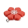 Christmas Theme Opaque Resin Pendants RESI-F054-A11-2