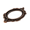 Zinc Alloy Pendant Cabochon Settings FIND-WH050-70R-3