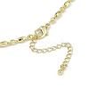 Rack Plating Brass Oval Link Chain Necklaces for Women NJEW-K382-13B-G-2