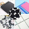 12Pcs Plastic Loose Leaf Ring Round Binder Discs DIY-CP0010-97A-5