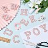  26Pcs Adhesive/Sew on Non-Woven Fabrics Patches DIY-NB0007-06-5