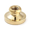 Texture Theme Roung Brass Stamp Head AJEW-M036-06D-G-3