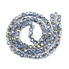Electroplate Glass Beads Strands EGLA-A034-J4mm-S07-2