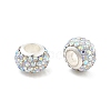 Rondelle Polymer Clay European Beads X2-FIND-U001-01T-1