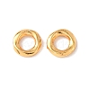 Brass Linking Rings KK-C157-06C-G-1