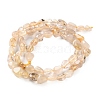 Natural Gold Rutilated Quartz Beads Strands G-P497-01C-33-3