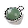 Natural Green Aventurine Pendants STAS-L022-398H-P-2