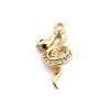 Brass Micro Pave Cubic Zirconia Pendants LS-KK-M321-01F-G01-1