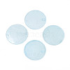 Spray Painted Natural Capiz Shell Disc Links Connector Charms SSHEL-T017-32B-1