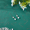 300Pcs 316 Surgical Stainless Steel Earring Hooks STAS-DC0011-38-5