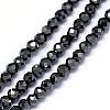 Non-magnetic Synthetic Hematite Bead Strands G-G914-2mm-33-2
