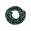 Electroplate Glass Beads Strands EGLA-A044-T3mm-L24-3