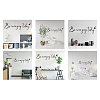 PVC Quotes Wall Sticker DIY-WH0200-017-5