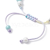 Handmade Porcelain Beaded Bracelets BJEW-JB12473-01-4