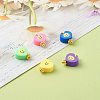 Handmade Polymer Clay Charms Pendant PALLOY-JF00789-2