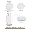 20Pcs 2 Style 304 Stainless Steel Pendants STAS-DC0002-70-4