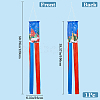 Christmas Theme Polyester Windsock Streamer Fish Flag AJEW-WH20008-10A-2