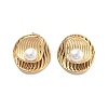 Ion Plating(IP) 304 Stainless Steel Stud Earrings EJEW-K281-16G-2