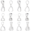 SUNNYCLUE 6Pcs 3 Style 925 Sterling Silver Pendants Bails STER-SC0001-29-1