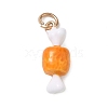 Alloy with Enamel Pendants AL-CBAE186-01G-05-1