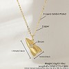 Ocean Summer Brass Pave Clear Cubic Zirconia Pendant Necklaces FS-WG8D1A7-23-1
