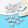 Brass Rhinestone Spacer Beads X-RB-A014-L7mm-S-4