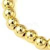 Independence Day 6mm Round Brass & Handmade Polymer Clay Beaded Stretch Bracelets for Women BJEW-JB10590-4