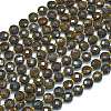 Natural Bronzite Beads Strands G-K389-B35-01-1