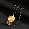 201 Stainless Steel Cable Chain Necklaces NJEW-M050-04A-G-1-2