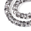 Electroplate Glass Beads Strands EGLA-T021-20C-3