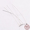 925 Sterling Silver Flat Head Pins STER-K017-25mm-S-2